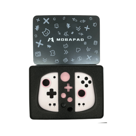 หน้ากากเปลี่ยนจอย Mobapad Gemini M6S / M6HD Joypad  สีชมพู_4